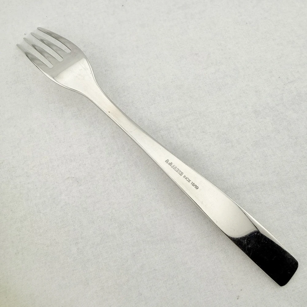 Alessi Inox 18/10 Stainless Steel Dinner Fork KnifeForkSpoon Flatware Italy 7.5